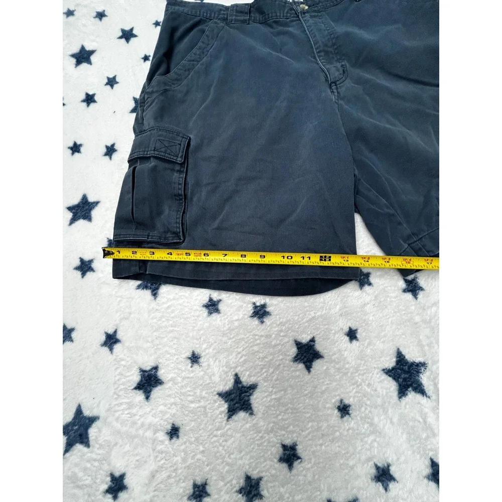 Columbia Mens 38 Cargo Shorts Blue Outdoor Hiking Utility Cotton Casual